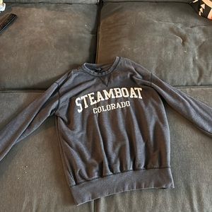 Gray Steam Boat hoodie